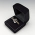 1900 British Antique Sterling Silver Open Heart & Plant Brooch Barker Brothers